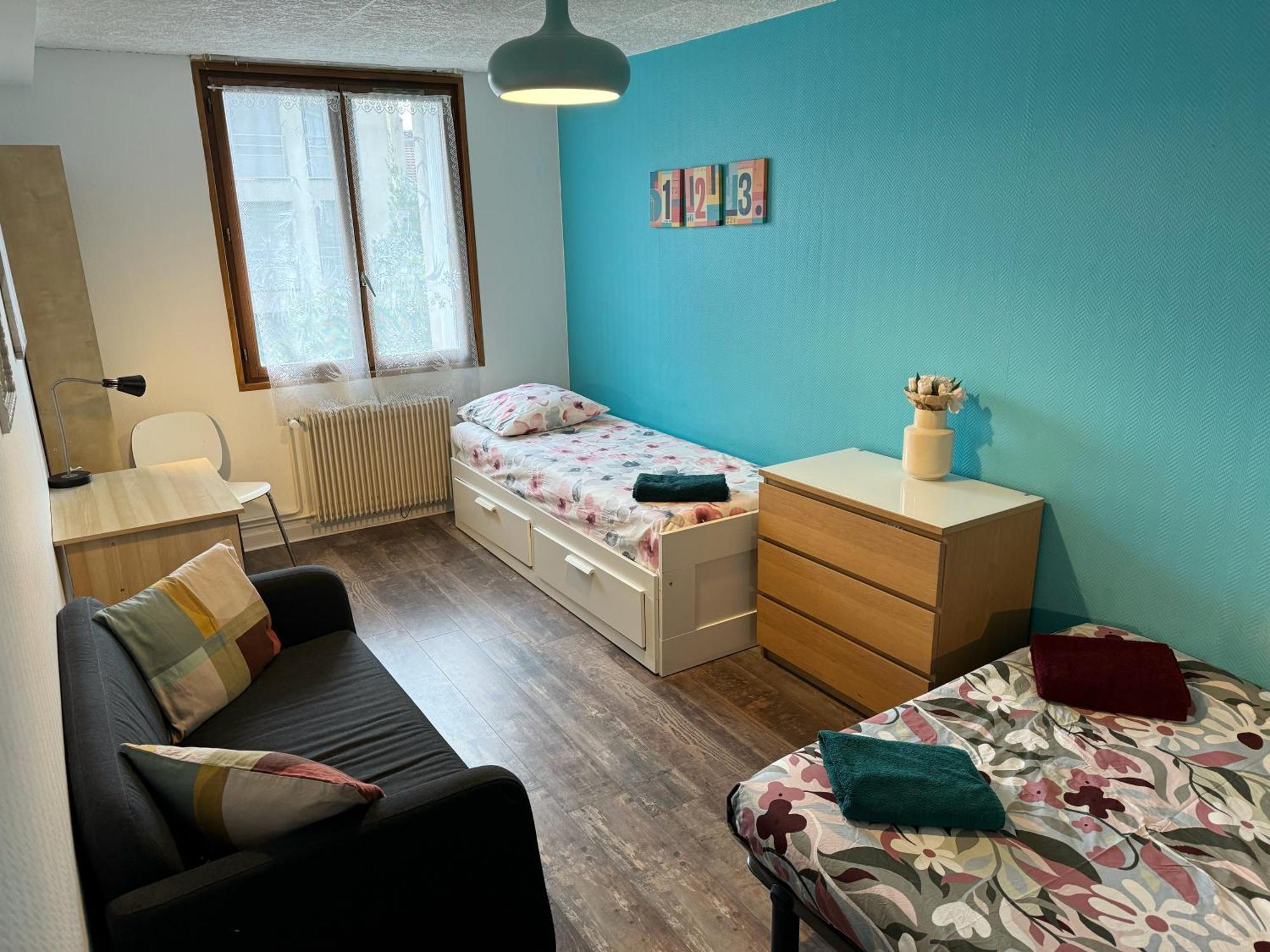 09 Chic & Cosy Grand Appart 4 Pieces 75M2 Hypercentre Wifi Smart Tv Netflix Saint-Etienne  Exterior foto